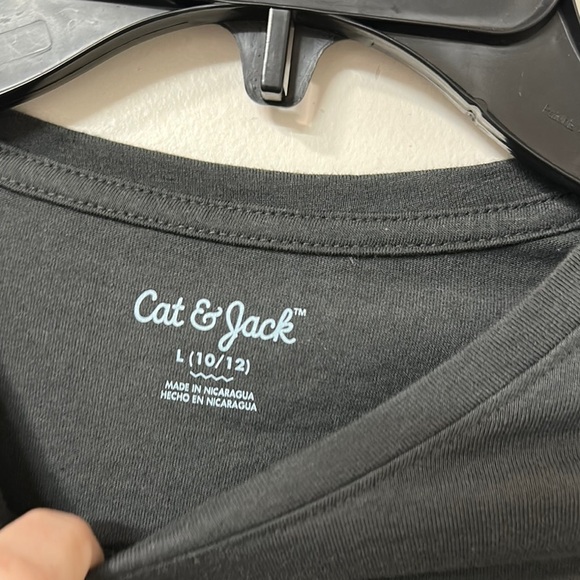 Cat & Jack Black Long Sleeve Kids Shirt - Picture 2 of 2